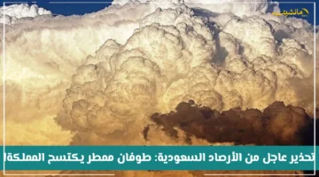 أمطار متواصلة لأكثر من 4 أيام.. تحذير رسمي من الأرصاد السعودية يكشف المناطق المعنية بالسيول الطوفانية 1